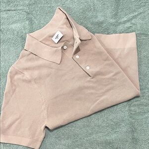 Tan Polo Shirt men’s nwot
